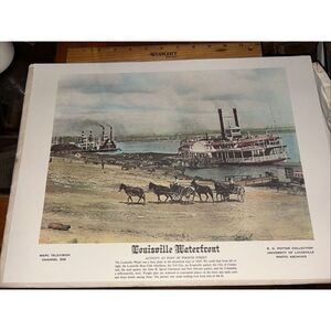 VTG 1970s WKPC University of Louisville Photo Archives Riverboat Waterfront